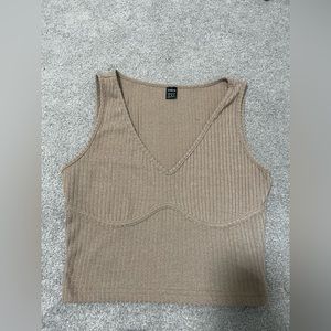 Shein tank top, size medium, tan Color